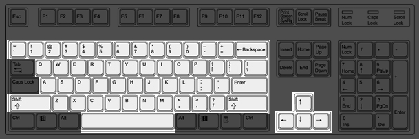 Bare-bones keyboard