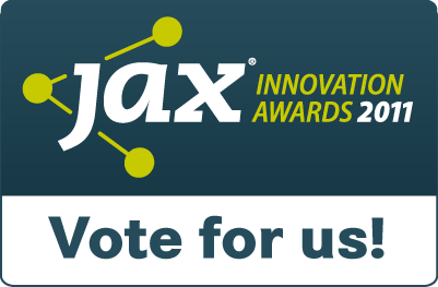JAX Innovation Awards 2011: Vote for us